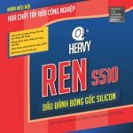 REN 510 - HÓA CHẤT  LÀM MỚI BỀ MẶT KIM LOẠI, DA NHÂN TẠO, CAO SU, GỖ